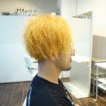 予想を超えるヘアスタイル かな?